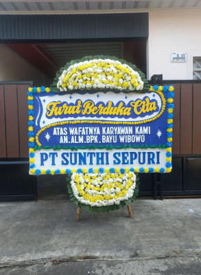 Papan Bunga Duka di Kedu